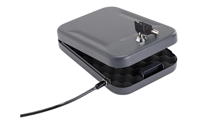 Hornady Large Lock Box, Black Finish, With Lock, Key, & Cable