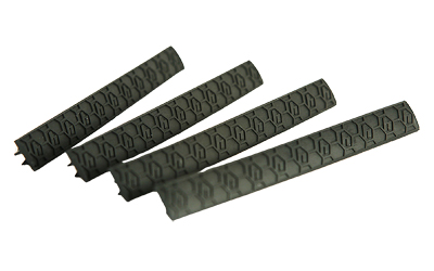 HEXMAG M-LOK WedgeLOK, Rail Covers, Slot Cover Grip, Black