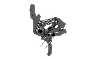 Hiperfire X2S Mod-2, Semi Drop-In Trigger Kit, 2 Stage, Fits AR15/AR10/PCC/MPX, Black Color, Heavy Manganese Phosphate Finish, Curved Trigger