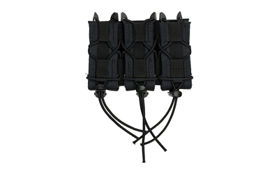 High Speed Gear Pistol TACO, Triple Magazine Pouch, MOLLE, Fits Most Pistol Magazines, Hybrid Kydex and Nylon, Black