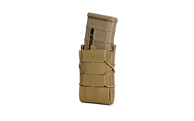 High Speed Gear X2R, Magazine Pouch, Fits (2) AR-15 Magazines, Nylon/Thermoplastic Construction, Coyote