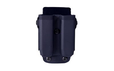 High Speed Gear Uniform Line, Twin Mag Pouch, Size 1, Black, Fits MOLLE or Belt, Kydex, Universal Clip Mount