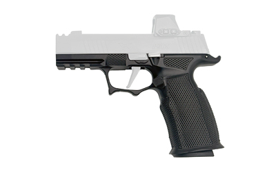 Icarus Precision A.C.E., Grip Module, Fits Sig P365 X-Macro, Aluminum Construction, Anodized Finish, Black