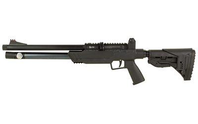 JTS Group AirStryke, Air Rifle, 22 Caliber, 820, 19" Barrel, Black, Pre-charged Pneumatic, 2 Magazines, 10 Rounds, Synthetic, Carbine