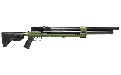 JTS Group Airacuda PRS Max, Air Rifle, Pre-Charged Pneumatic, .25 Caliber Pellet, 920 Feet Per Second, 18" Barrel, Matte Finish, Green and Black