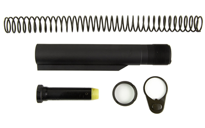KAK Industry AR-15 Carbine Buffer Tube Kit, Mil-Spec, Anodized Finish, Black