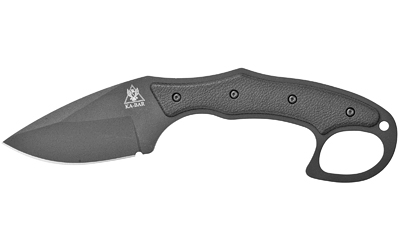 KA-BAR Knives TDI Pocket Strike, Fixed Blade, 3.188" Blade Length, 7.75" Overall Length, Matte Finish, Black, Plain Edge, Drop Point, AUS 8 Steel