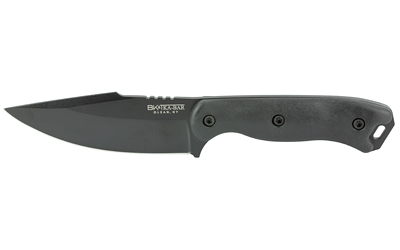 KA-BAR Knives Becker Harpoon, Fixed Blade Knife, 4.5" Blade Length, 9.375" Overall Length, Drop Point, 1095 Cro-Van Steel, Matte Finish, Black