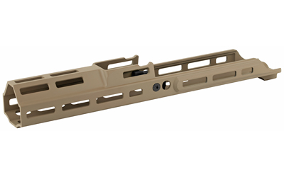 Kinetic Development Group, LLC SCAR MREX M-Lok MKII Handguard, 6.5", Fits SCAR 16s/17s, Includes 2 M-Lok Pic Rail Sections, Flat Dark Earth