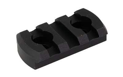 Kinetic Development Group, LLC M-LOK Picatinny Rail, 3 Slot, Anodized Finish, Black