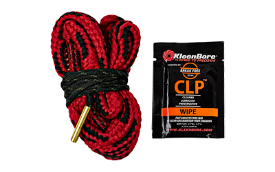 Kleen-Bore Kwik Kleen, Pull Through Bore Rope Cleaner w/Break Free, Fits 20 Gauge