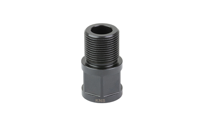 KNS Precision, Inc. AK Thread Adaptor, 14X1L to 5/8X24R, Nitride Finish, Black