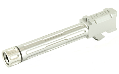 LanTac USA LLC 9INE, Barrel, 9MM, Stainless, Threaded Barrel, 1:10, Fluted, Fits Glock 19