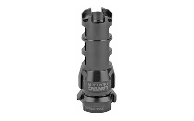 LanTac USA LLC Dragon, Muzzle Brake, 308 Winchester/7.62 NATO, Black Finish, With Dead Air Sandman KEYMO Suppressor Mount, Includes Timing Shim
