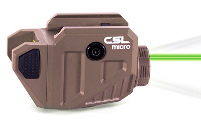 Viridian Weapon Technologies C5L Micro, Tac Light with Laser, Universal Fits, Green Laser with 550 Lumen Light, Instant On, Flat Dark Earth
