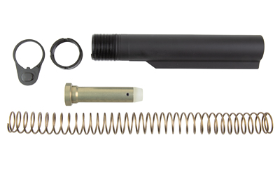 LBE Unlimited Complete Buffer Tube Kit, Fits AR-15/M4 Platform, Matte Finish, Black