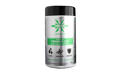 Legend Outdoor Gear Tremor Scented CLP, Lubricating Wipes, 75 Count of Saturated Wipes
