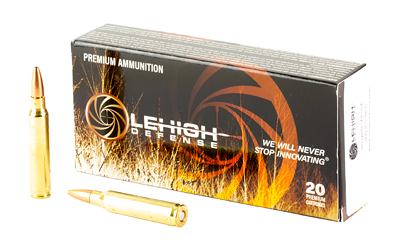 Lehigh Defense Controlled Chaos, 223 Remington, 62 Grain, Fracturing Tip BTHP, 20 Round Box