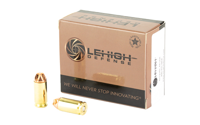Lehigh Defense Xtreme Defense, .40 S&W, 115 Grain, XD FTM, 20 Round Box