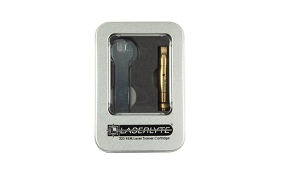 LaserLyte Laser Cartridge Trainer, Bore Sighter, Fits 223 Remington, Red Laser, Brass