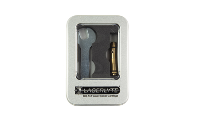 LaserLyte Laser Cartridge Trainer, Bore Sighter, 380ACP, Red Laser, Brass