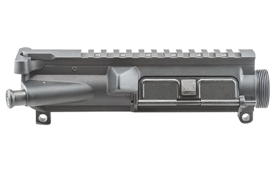 Luth-AR Upper, Black, 1913 Rail for Mounting Optics and Accessories, Forged, Flat Top, Comes with Charging Handle, Forward Assist, and Dust Cover