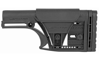 Luth-AR MBA-1 Stock With 3-Axis Butt Plate, Fits Standard A2 Rifle Length Buffer Tube, Adjustable Length of Pull/Cheek Height/Butt Plate