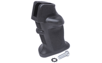 Luth-AR The Chubby Grip, Full Palm Swell Fills the Hand, Textured for Non-slip Grip, Left Side Thumb Rest, Black