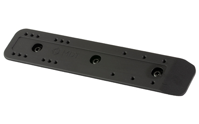 MDT M-LOK Arca Rail, 7", Anodized Finish, Black, Aluminum Construction, Fits M-lok