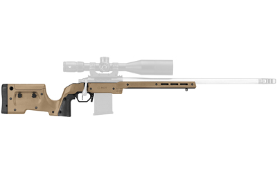 MDT XRS, Rifle Chassis, Matte Finish, Flat Dark Earth, Fits Ruger American Short Action