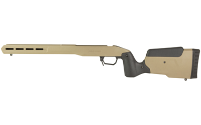 MDT Field Stock, Rifle Chassis, 6061 Aluminum Core, Overmolded Polymer Body, AICS Magazine Compatible, Flat Dark Earth