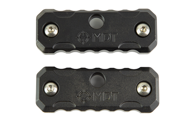 MDT Exterior Forend Weights, .35lbs Each/.70lbs Total, Nitride Finish, Black, Case Hardened 1018 Steel, Fits M-lok, Includes (2) Individual Weights