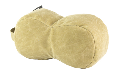 MDT Peanut, Waxed Canvas, Shooting Bag, Spex Lite Fill, 10"x3.5"x3", Army Duck Canvas Construction, Grulla