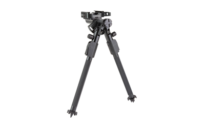 MDT CKYE-Pod Gen3, Single Pull Legs, Height Adjustable 6"-15", Quick Detach ARCA/Picatinny Mount, Spiked Feet, Hard Coat Anodized Finish, Black