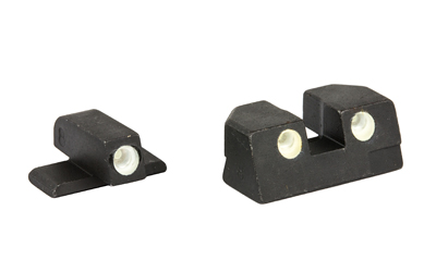 Meprolight Tru-Dot, Tritium Sight Set, Green Front/Green Rear, Fits Sig Sauer 9MM/357SIG P Series Except P365XL