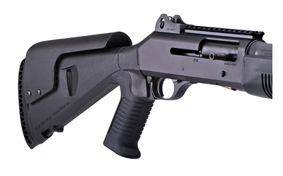 Mesa Tactical Urbino Pistol Grip Stock, Fits Benelli M4 12 Gauge, 12.5" Length of Pull, Adjustable Cheek Riser, Matte Finish, Black