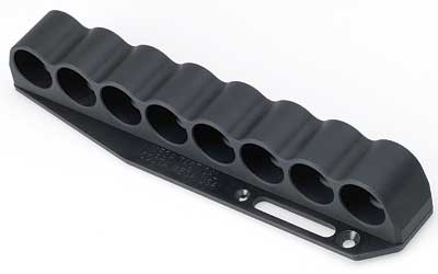 Mesa Tactical 8-Shell Side Saddle, 12 Gauge, Rugged, Reliable On-gun Shotshell Carriers, Fits Remington 870, Black