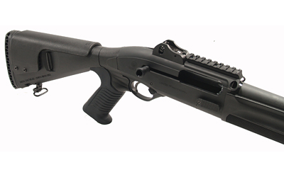 Mesa Tactical Urbino Pistol Grip Stock, Fits Beretta 1301 and A300, 12 Gauge, 12.5" Length of Pull, Cheek Riser, Matte Finish, Black