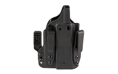 Mission First Tactical Pro Holster, Inside Waistband Holster, Ambidextrous, Black, For Glock 43X W/Wo Red Dot, H3-GL-1-BR1