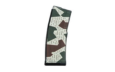 Amend2 Rifle Magazine, 223 Remington/5.56 NATO, 30 Rounds, Fits AR Rifles, Polymer, Bulgarian Splinter Wetland Camo