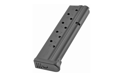 CMC Products Magazine, Range Pro, 9MM, 10 Rounds, Fits 1911, Stainless, Black