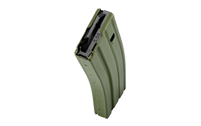 DURAMAG DuraMag Speed, Magazine, 223 Remington/5.56 NATO, 30 Rounds, Fits AR Rifles, Black AGF Anti-tilt Follower, Aluminum, Olive Drab Green