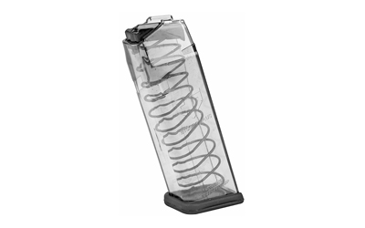 Elite Tactical Systems Group Elite Tactical Systems Group, Magazine, 10MM, 15 Rounds, Fits Glock 20/29/40, All Generations, Polymer, Clear