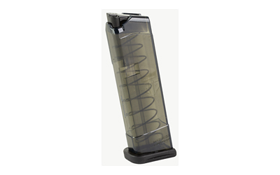 Elite Tactical Systems Group Magazine, 380 ACP, 9 Rounds, Fits Glock 42, Carbon Smoke