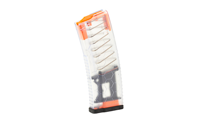 HEXMAG Magazine, Hexview Series 2, 223 Remington/5.56 NATO, 15 Rounds, Fits AR Rifles, Translucent Clear