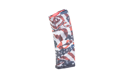 HEXMAG Magazine, Polyhex 2, Series 2, 223 Remington/5.56 NATO, 15 Rounds, Fits AR Rifles, Hydro Dipped One Nation Pattern