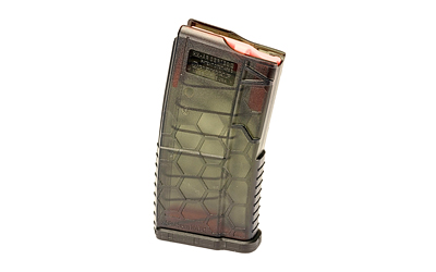 HEXMAG Magazine, Series 2 Shorty, 223 Remington/5.56 NATO, 20 Rounds, Fits AR Rifles, Translucent Smoke