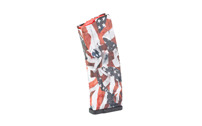 HEXMAG Magazine, Polyhex 2, Series 2, 223 Remington/5.56 NATO, 30 Rounds, Fits AR Rifles, Hydro Dipped One Nation Pattern