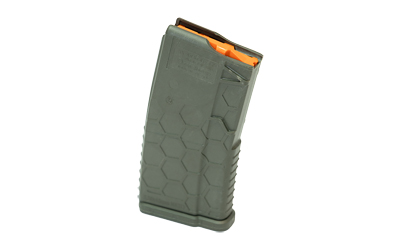 HEXMAG Magazine, 223 Remington/5.56 NATO, 10 Rounds, Fits AR Pattern Rifles, Polymer, Olive Drab Green