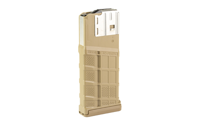 Lancer Systems L7AWM GEN 2, .308 Winchester/6.5 Creedmoor, 25 Rounds, Fits AR-10 Rifles, Steel/Polymer Hybrid, Matte Finish, Opaque Flat Dark Earth